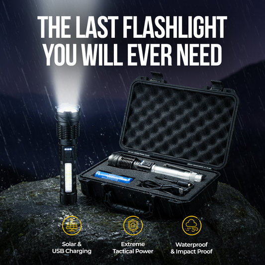 Taktische Titan-Laser-Taschenlampe – 15.000 Lumen