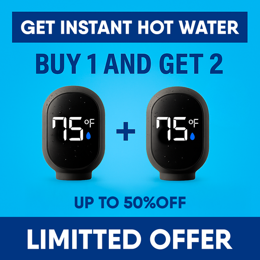 AquaHeat – Tragbarer digitaler Warmwasserbereiter -30 % Rabatt