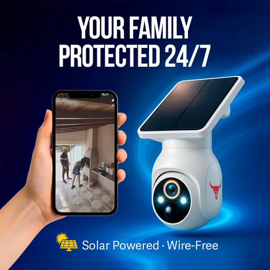 SolarGuard Pro – Kabellose Solar-Überwachungskamera mit HD-Vision